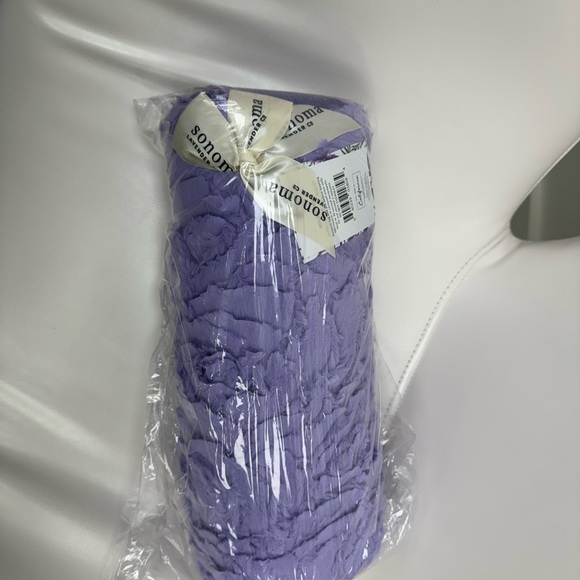 Sonoma Lavender Spa Bolster Roll in Bellflower Rose Purple Heatable NEW - Picture 8 of 16